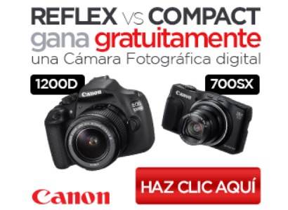 Sorteo de una cámara Canon Reflex o Compact
